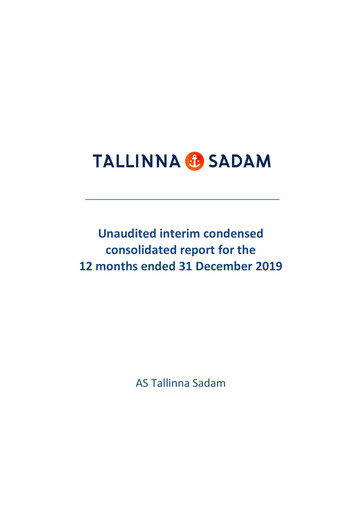 Thumbnail AS Tallinna Sadam Financial Report 2019