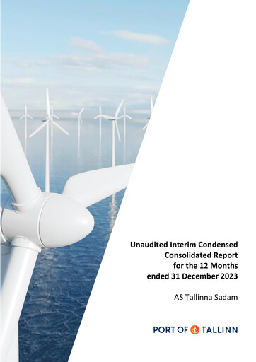 Thumbnail AS Tallinna Sadam Financial Report 2023