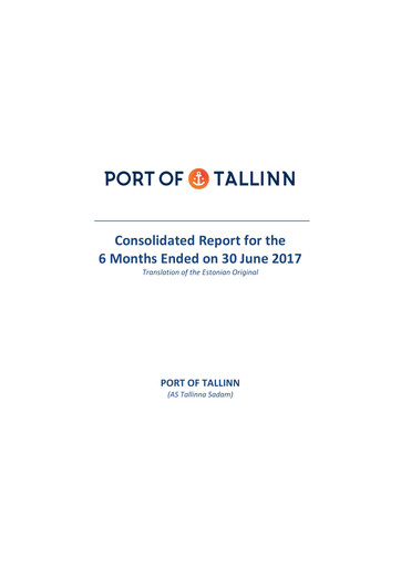 Thumbnail AS Tallinna Sadam Half-year Report 2017-h1
