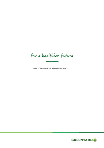 Thumbnail Greenyard Half-year Report 2016-2017