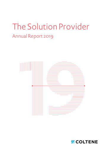 Thumbnail COLTENE Holding AG Annual Report 2019