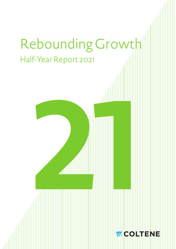 Thumbnail COLTENE Holding AG Half-year Report 2021-h1