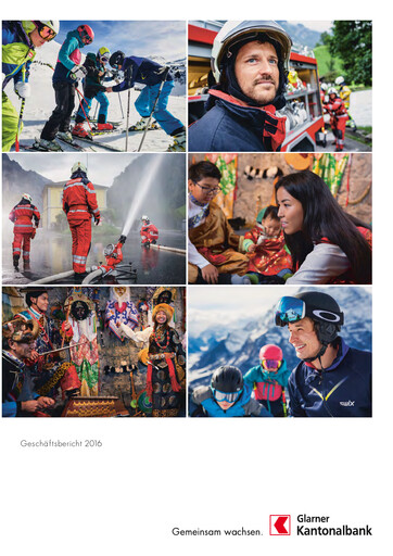 Thumbnail Glarner Kantonalbank Annual Report 2016