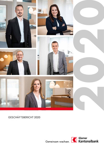 Thumbnail Glarner Kantonalbank Annual Report 2020