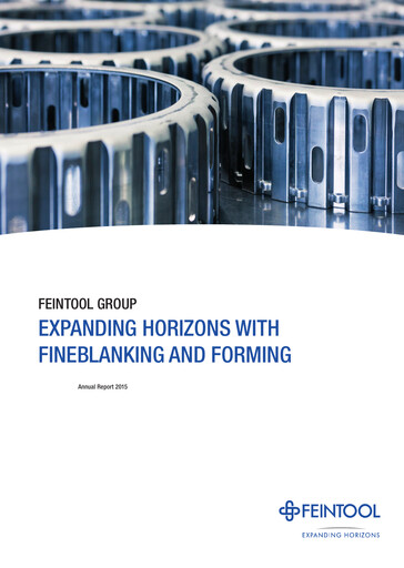 Miniature Feintool International Rapport annuel 2015