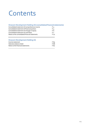 Thumbnail Orascom Development Financial Statement 2017