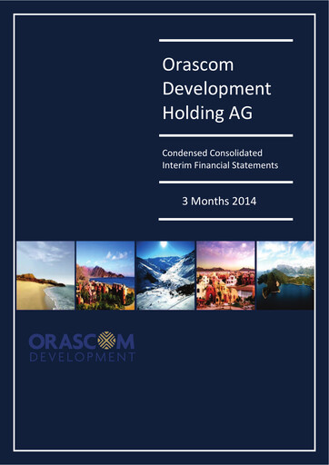 Thumbnail Orascom Development Quarterly Report 2014-q1