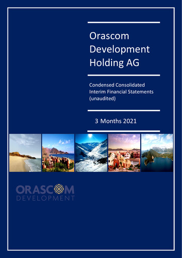 Thumbnail Orascom Development Quarterly Report 2021-q1