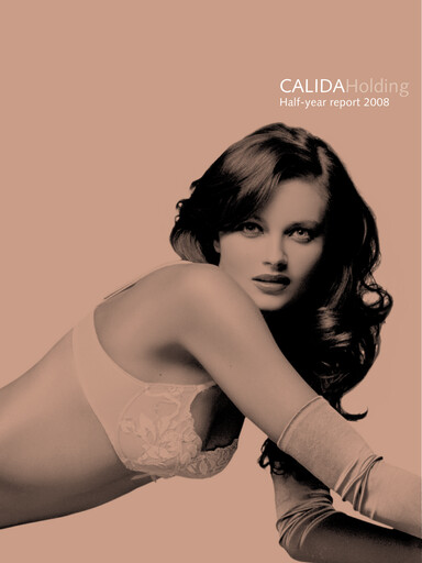 Vorschaubild CALIDA Holding Halbjahresbericht 2008-h1