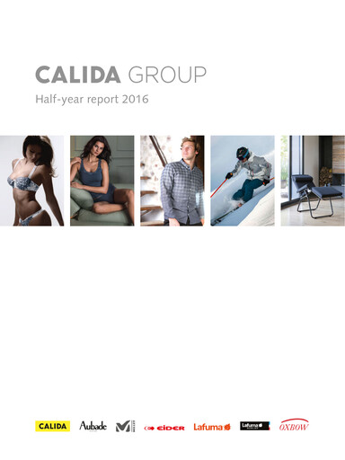 Vorschaubild CALIDA Holding Halbjahresbericht 2016-h1