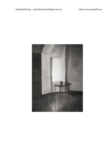 Thumbnail Zumtobel Group Financial Statement 2012-2013
