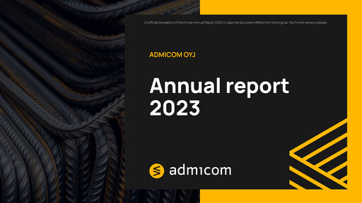 Thumbnail Admicom Oyj Annual Report 2023