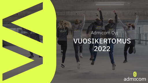 Thumbnail Admicom Oyj Annual Report 2022