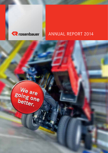 Thumbnail Rosenbauer International Annual Report 2014