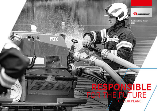 Thumbnail Rosenbauer International Sustainability Report 2023