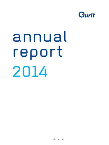 Thumbnail Gurit Holding Annual Report 2014