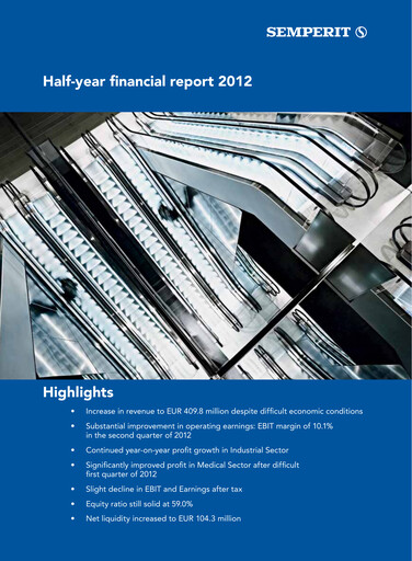 Miniature Semperit Rapport semestriel 2012-h1