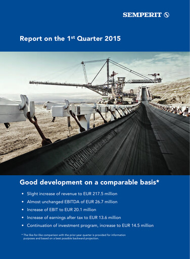 Miniature Semperit Rapport trimestriel 2015-q1