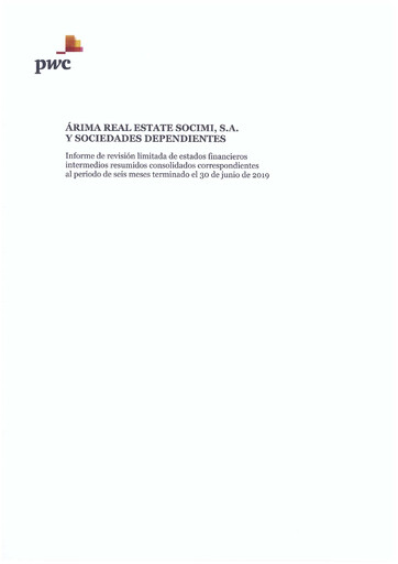 Thumbnail Árima Real Estate Half-year Report 2019-h1