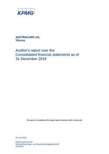 Thumbnail Austriacard Holdings Annual Report 2019