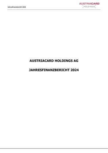 Thumbnail Austriacard Holdings Financial Report 2024