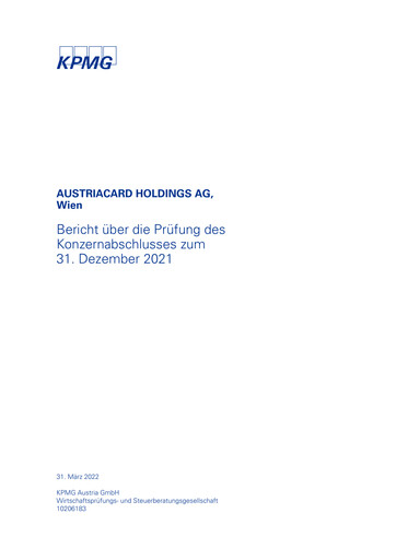 Vorschaubild Austriacard Holdings Finanzmitteilung 2021