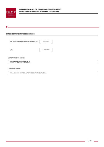 Thumbnail Iberpapel Gestión Annual Report 2025