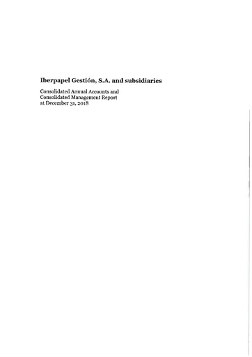 Thumbnail Iberpapel Gestión Financial Statement 2018