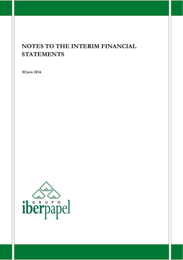Thumbnail Iberpapel Gestión Half-year Report 2016-h1