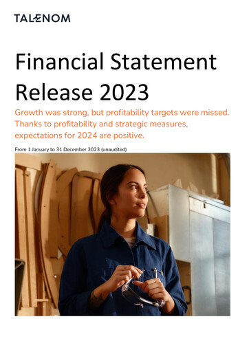 Thumbnail Talenom Financial Statement 2023