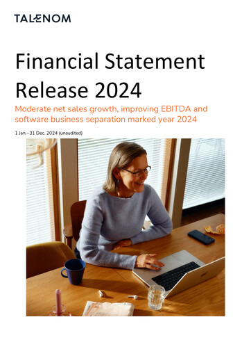 Thumbnail Talenom Financial Statement 2024