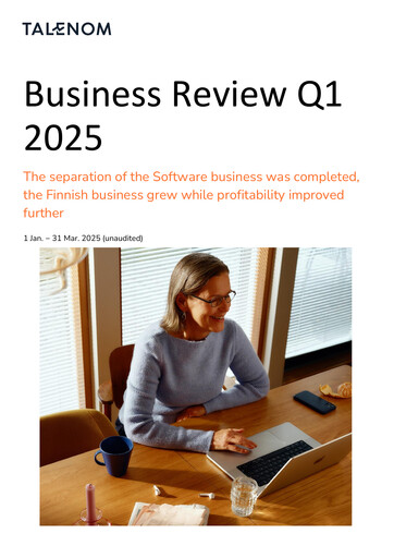 Thumbnail Talenom Quarterly Report 2025-q1