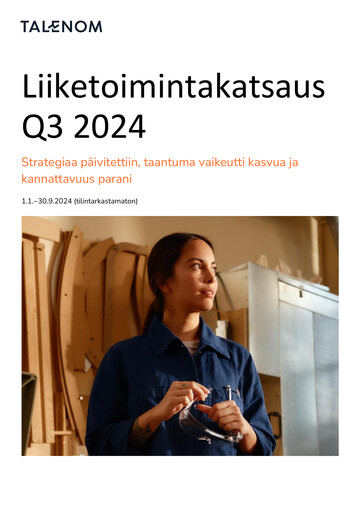 Thumbnail Talenom Quarterly Report 2024-q3