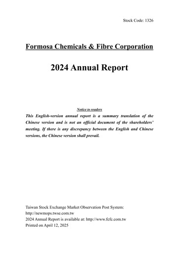 Thumbnail Formosa Chemicals & Fibre Annual Report 2024
