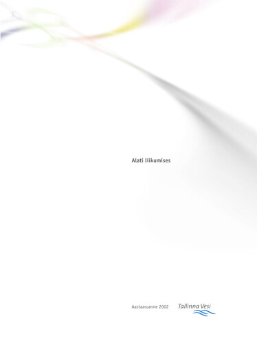 Thumbnail AS Tallinna Vesi Annual Report 2002
