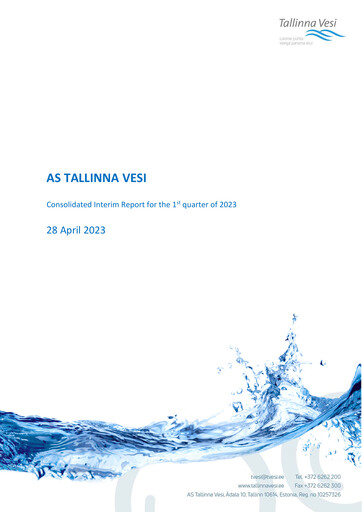 Thumbnail AS Tallinna Vesi Quarterly Report 2023-q1