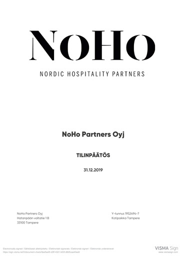 Thumbnail NoHo Partners Financial Statement 2019