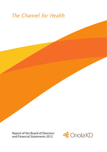 Thumbnail Oriola Financial Statement 2012