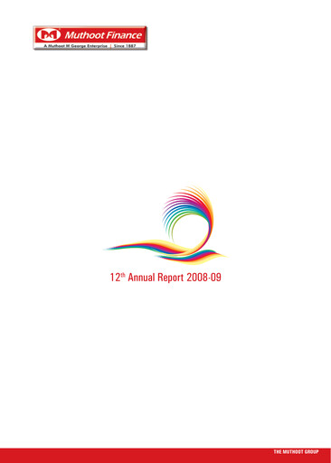 Thumbnail Muthoot Finance
 Annual Report 2008-2009