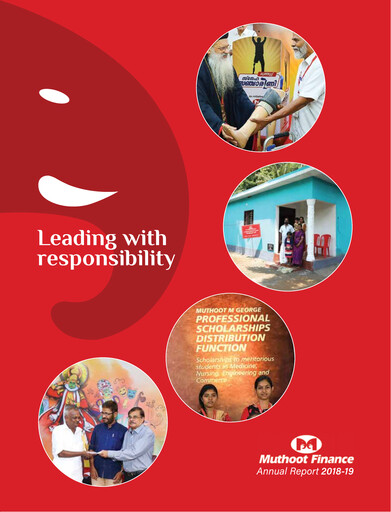 Thumbnail Muthoot Finance
 Annual Report 2018-2019