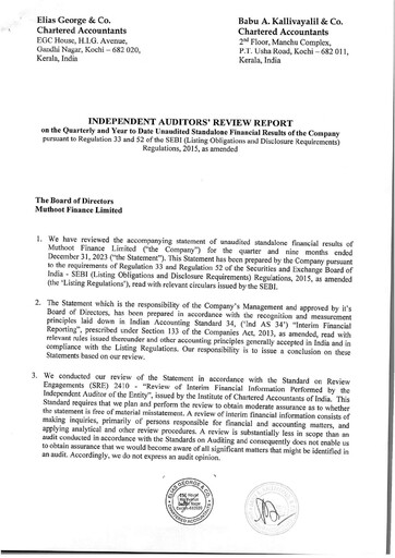 Vorschaubild Muthoot Finance
 Quartalsbericht 2023-q3