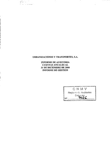 Thumbnail Urbas Grupo Financiero Financial Statement 2000