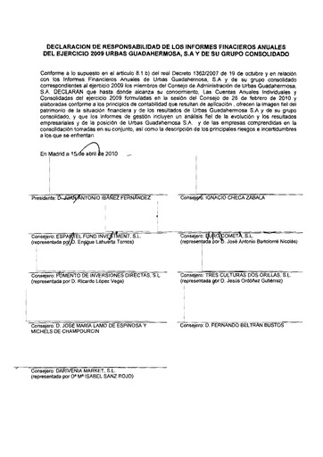 Thumbnail Urbas Grupo Financiero Financial Statement 2009