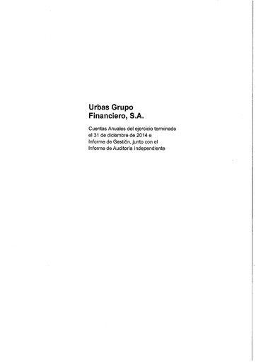 Thumbnail Urbas Grupo Financiero Financial Statement 2014