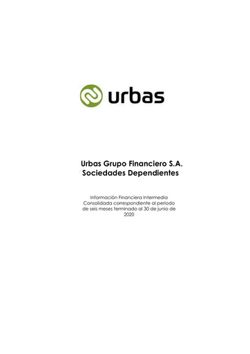 Thumbnail Urbas Grupo Financiero Half-year Report 2020-h1