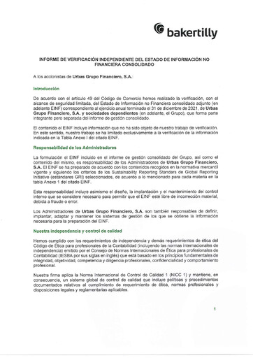 Thumbnail Urbas Grupo Financiero Sustainability Report 2021