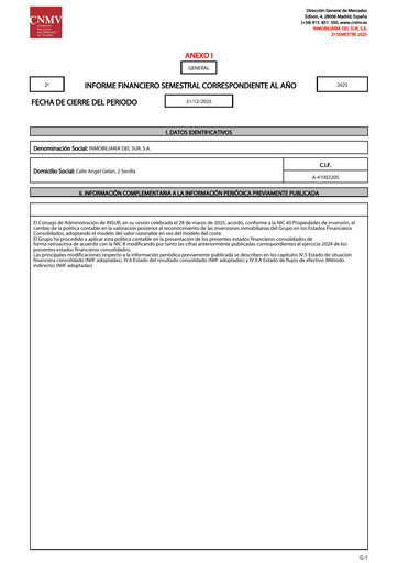 Thumbnail Inmobiliaria del Sur Half-year Report 2025-h2