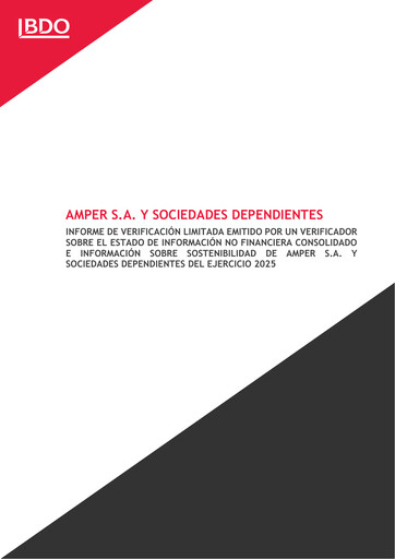 Thumbnail Amper, S.A. Sustainability Report 2025