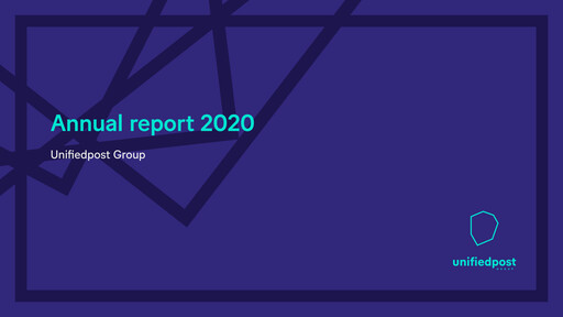 Thumbnail Unifiedpost Group Annual Report 2020