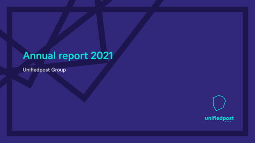 Thumbnail Unifiedpost Group Annual Report 2021